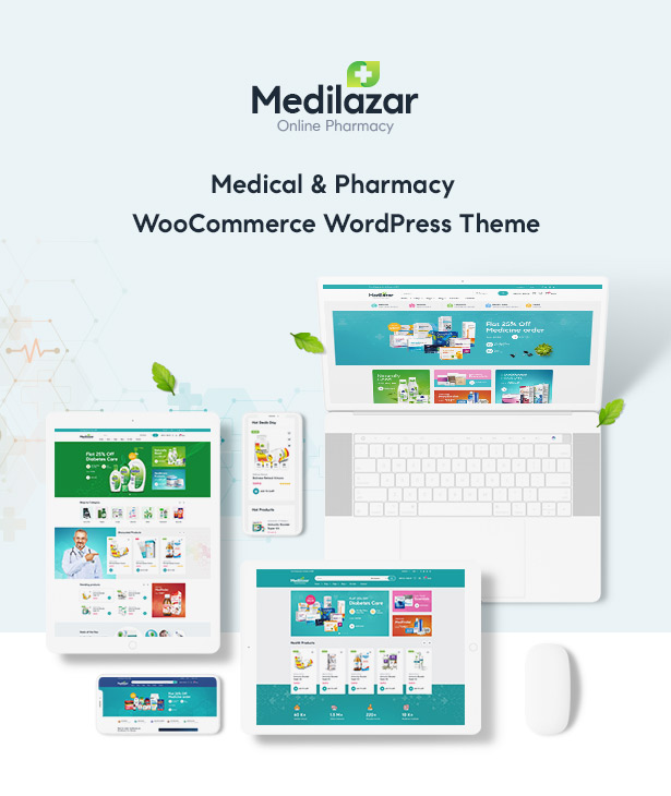 Medilazar Pharmacy WooCommerce WordPress Theme