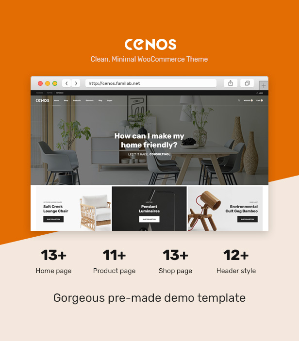 Cenos - Modern Furniture WooCommerce Theme - 1
