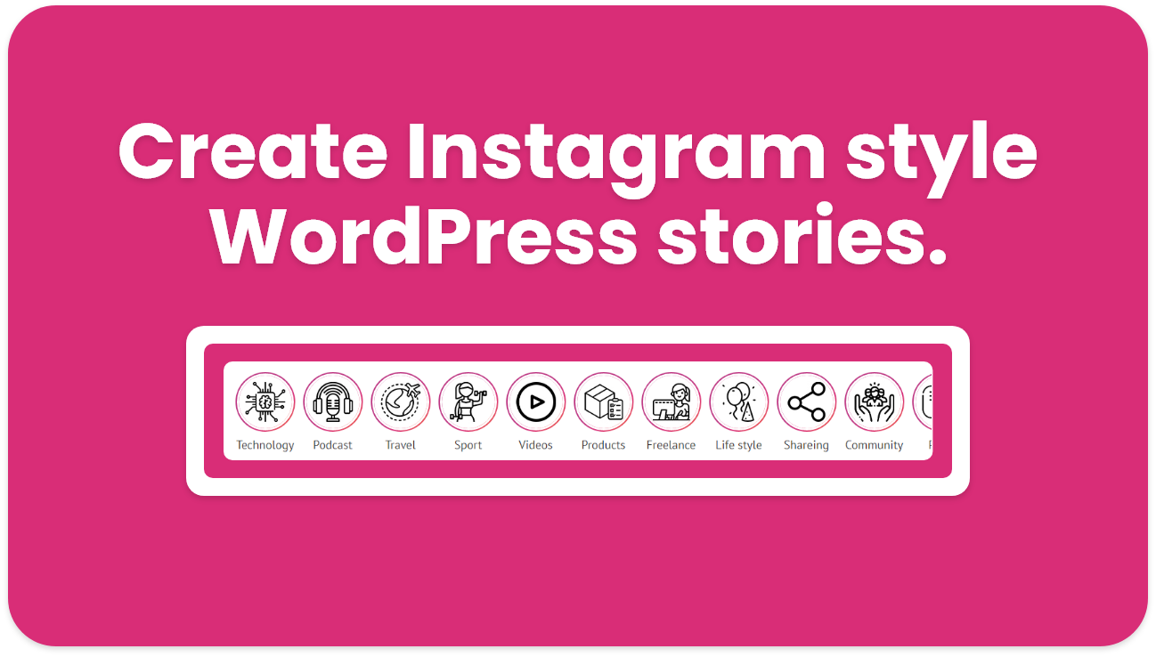 Plugin für Geschichten im WordPress-Instagram-Stil - 1