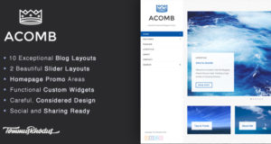 Acomb – Responsive Blogging WordPress Template