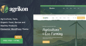 Agrikon – Organic Food & Agriculture WordPress Vorlage