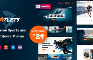 Atlets – Extreme und Outdoor WordPress Vorlage