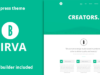 Birva - Kreatives einseitiges WordPress-Vorlage