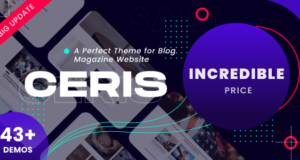 Ceris – Magazin & Blog WordPress Layout