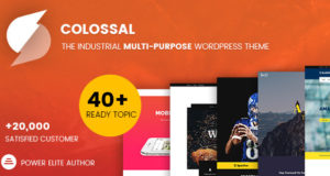 Colossal – Industrielles Mehrzweck-WordPress-Template