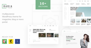 Daria – Blog & News WordPress Vorlage