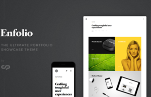 Enfolio – Portfolio Showcase WordPress Template