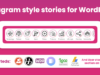 Geschichten im Instagram-Stil für WordPress - BP Story