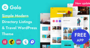 Golo – Verzeichnis & Listing, Travel WordPress Vorlage