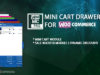 Mini Cart Drawer für WooCommerce