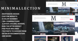 Minimallection – Responsive Minimal Blog Template