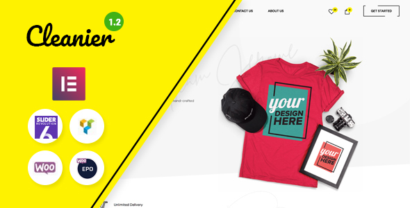 Wordpress Shop Template Cleanier - Fashion WooCommerce Theme