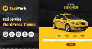 TaxiPark – Taxi Layout Service Unternehmen WordPress Layout