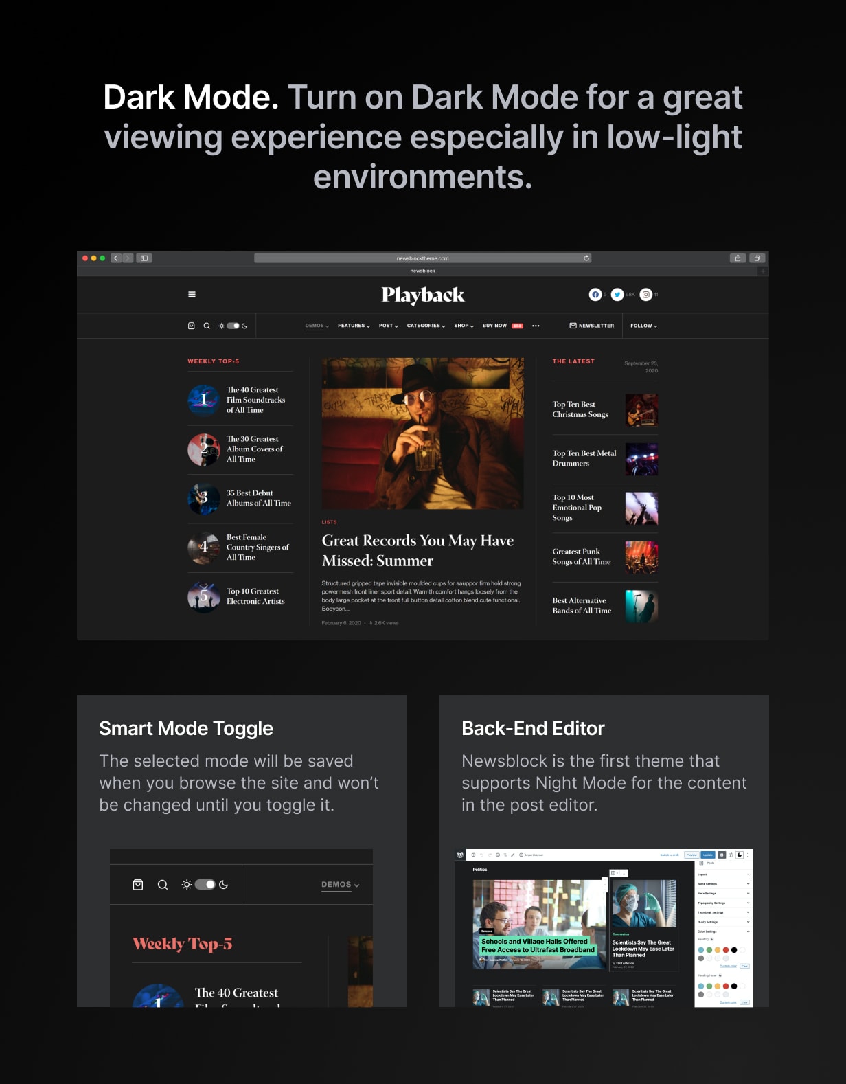 Newsblock - News & Magazine WordPress Theme with Dark Mode - 2