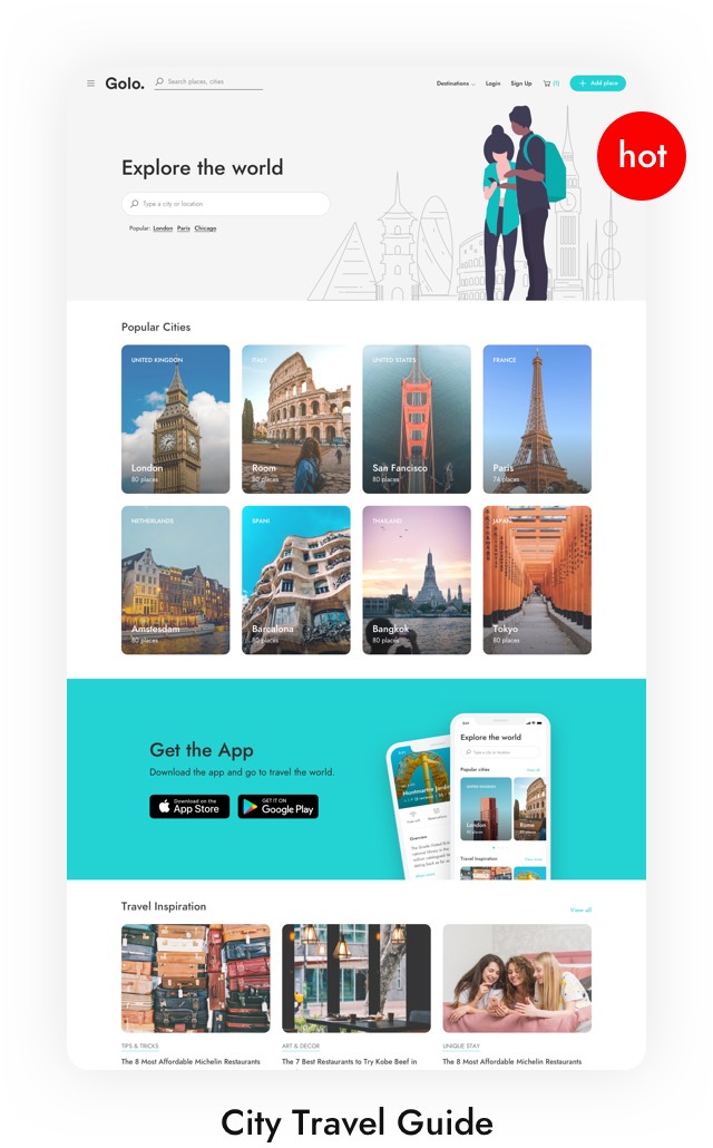 Stadtreiseführer WordPress Theme