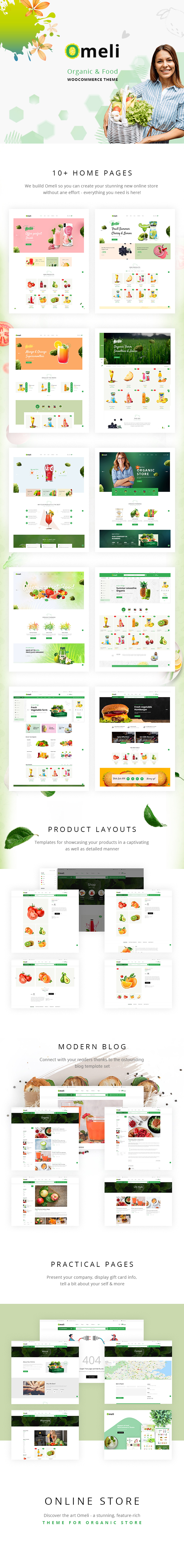 Omeli - Organisches WooCommerce WordPress Theme - 1