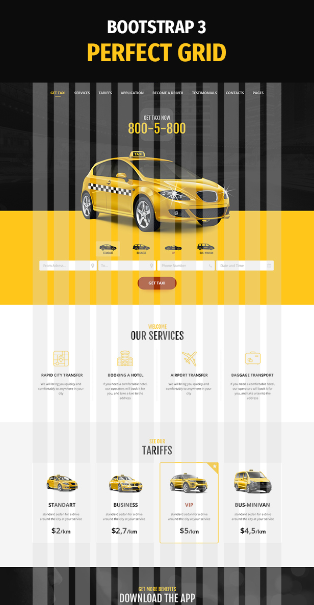 TaxiPark - WordPress-Theme der Taxi Cab Service Company - 6
