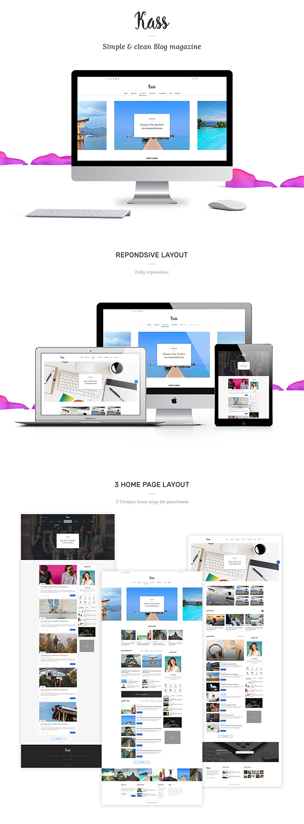 Kass - Multi Blog / Magazin WordPress Theme - 6