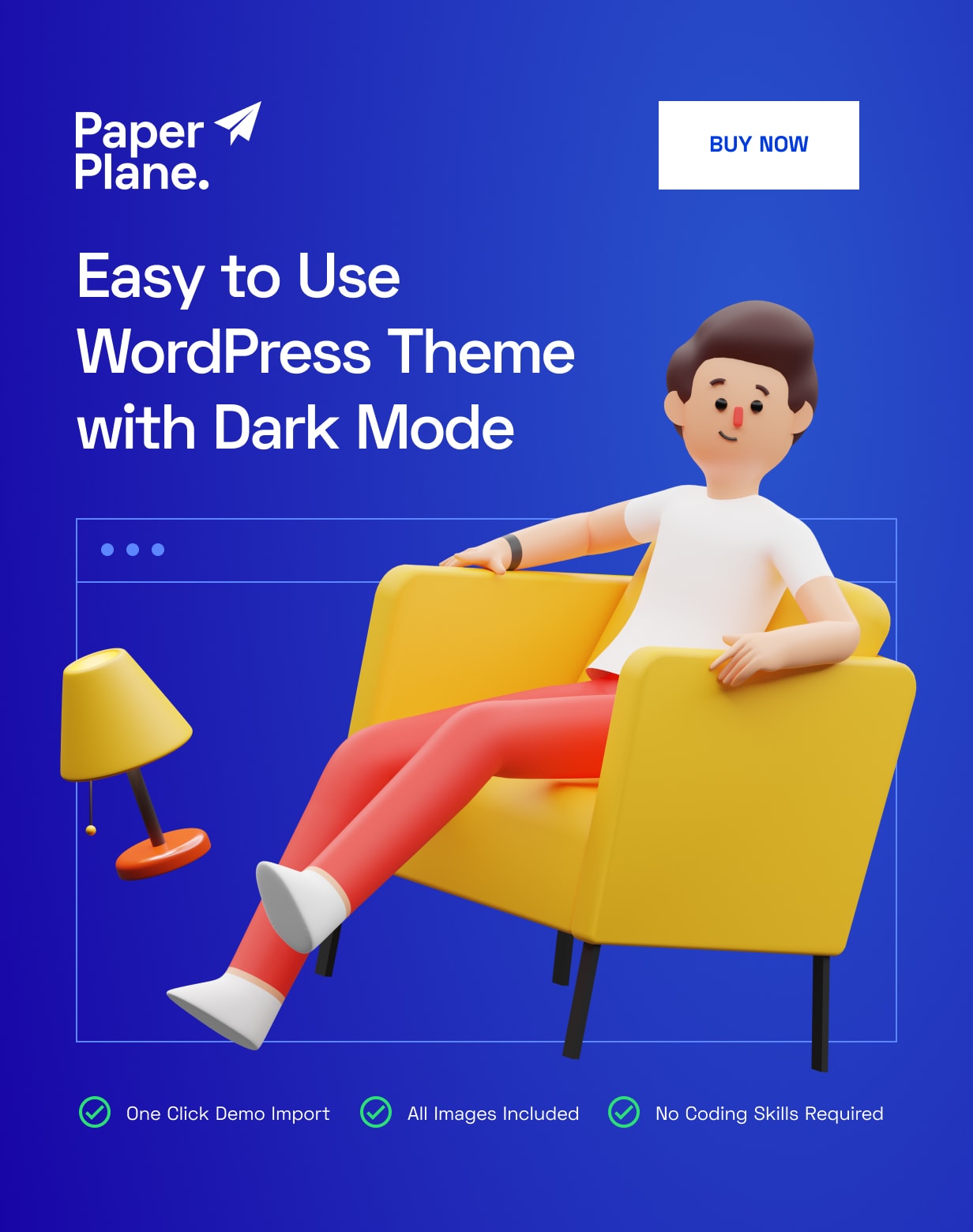 Paper Plane - Easy to Use WordPress Blog Theme - 1