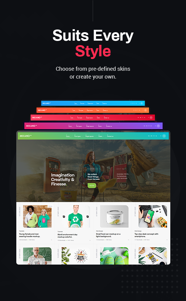 Mixano - Minimales WordPress-Theme - 8