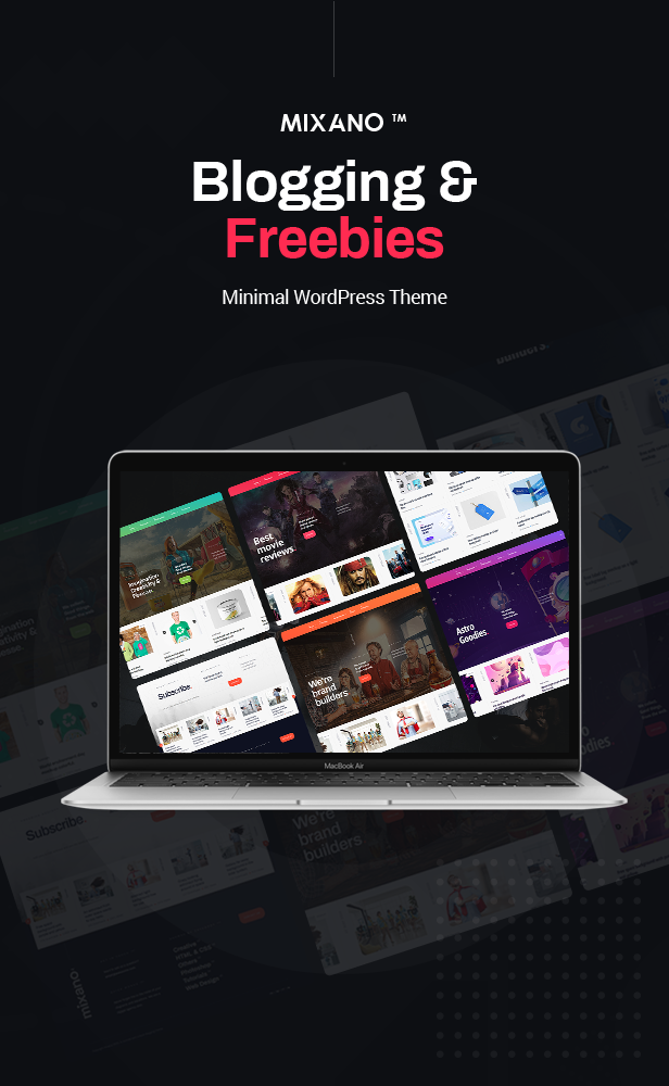 Mixano - Minimales WordPress-Theme - 6