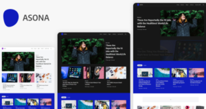 Asona – Creative Minimal Blog und Magazin WordPress Vorlage