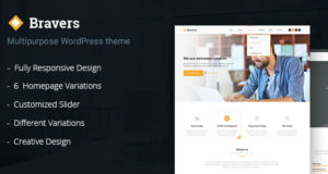 Bravers – Responsive Mehrzweck-WordPress-Layout