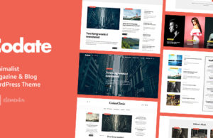 Codate – Modernes Magazin- und Blog-Thema