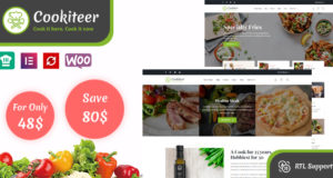 Cookiteer – Essen & Rezept WordPress Layout