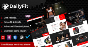 DailyFit – Fitness und Fitness WordPress Template