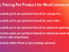 Dynamische Preisgestaltung pro Produkt für WooCommerce