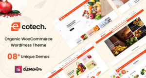 Ecotech – Bio-, Lebensmittel-, Mehrzweck-WooCommerce-Thema (RTL-unterstützt)