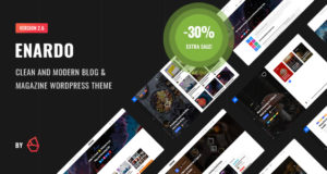 Enardo – Blog & Magazin WordPress Vorlage