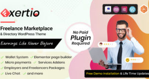 Exertio – Freelance Marketplace WordPress Layout