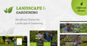 Landschaft – WordPress-Layout für Gartenarbeit und Landschaftsbau