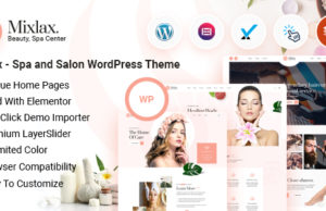 Mixlax – Spa und Salon WordPress Vorlage