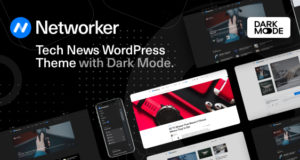 Networker – Tech News WordPress Template with Dark Mode