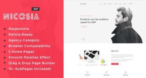 Nikosia – WordPress-Layout der Online-Marketing-Agentur