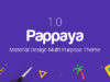 Pappaya |  Material Design WordPress Template