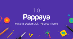 Pappaya | Material Design WordPress Template