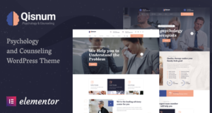 Qisnum – Psychologie & Beratung WordPress Layout