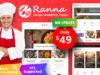 Ranna - Essen & Rezept WordPress Template