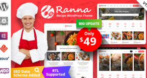 Ranna – Essen & Rezept WordPress Template