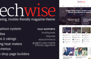 Techwise – Drag & Drop Magazin mit Vergleichen