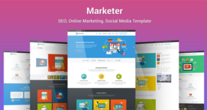 Vermarkter – SEO, Online-Marketing, Social Media WordPress-Template