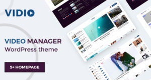 Vidio – Video Manager WordPress-Vorlage