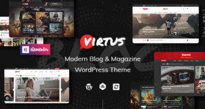 Virtus – Modernes WordPress-Layout für Blogs und Magazine