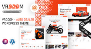 Vrooom – Auto Dealer WordPress Template