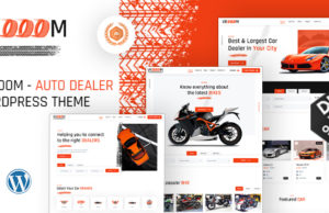 Vrooom – Auto Dealer WordPress Template