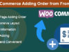 WooCommerce Hinzufügen einer Bestellung von FrontEnd